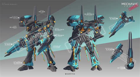 Armored Core / mecha art commission by me, the Reliquum (Remnant)! Hope ...