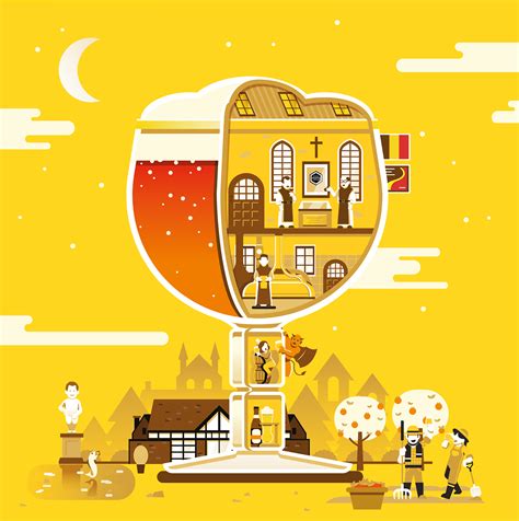 Illustration About Belgian Beer On Behance