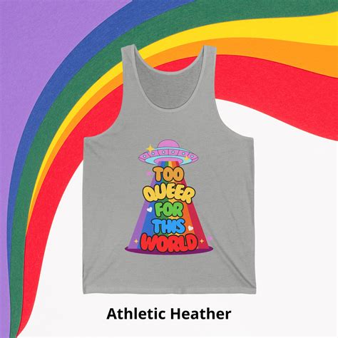 Pride Tank Queer Outfit Gay Apparel Lesbian Fashion LGBT Pride Month Gift For Bisexual Trans