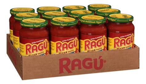 Salsa De Tomate Casera Para Pizza Ragú Pack De 12 Envío Gratis