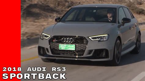 2018 Audi Rs3 Sportback Test Drive Interior Walk Around Youtube