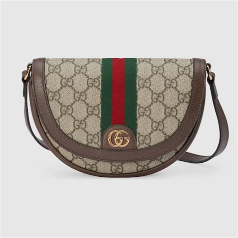 Ophidia Mini Shoulder Bag In Beige And Ebony Supreme Gucci Us