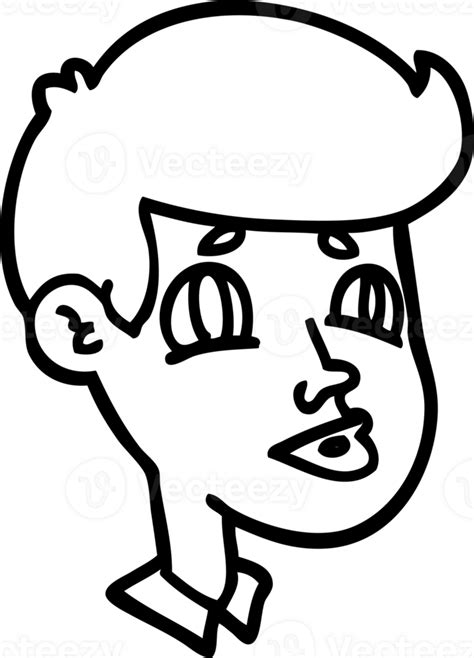 drawing cartoon   boy face icon  png