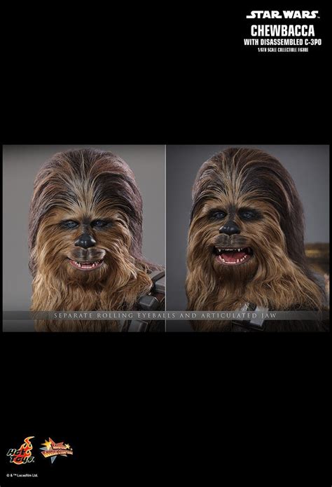 Chewbacca With Disassembled C Po Hot Toys Mms Star Wars Figure