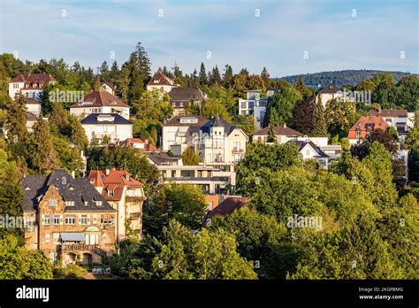 Germany Baden Wurttemberg Baden Baden Houses And Villas Of Hillside