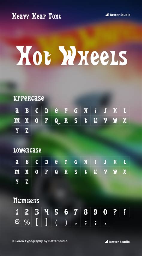 Hot Wheels Font Ganalytic