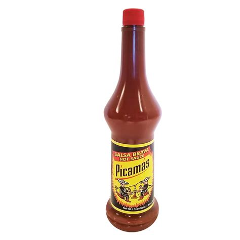 Picamas Red Hot Sauce 7 05 Oz Salsa Roja Picante Pack Of 4