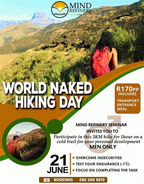 PICS Drakensberg Life Coach Uses Naked Hike For Men To Help Them