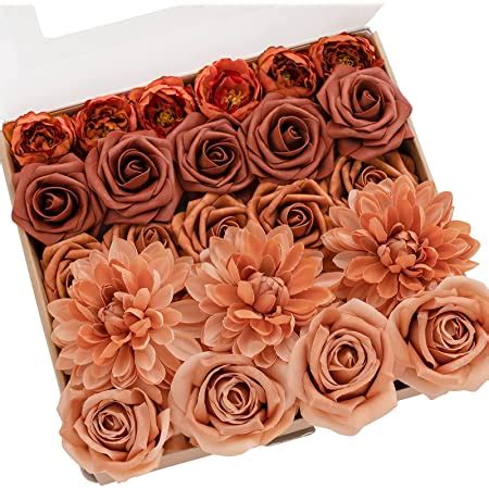 Amazon Ling S Moment Terracotta Artificial Flowers Greenery Grand