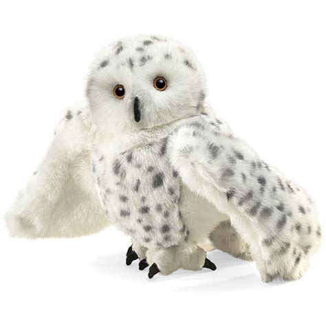 Folkmanis Snowy Owl Hand Puppet Hand Puppets