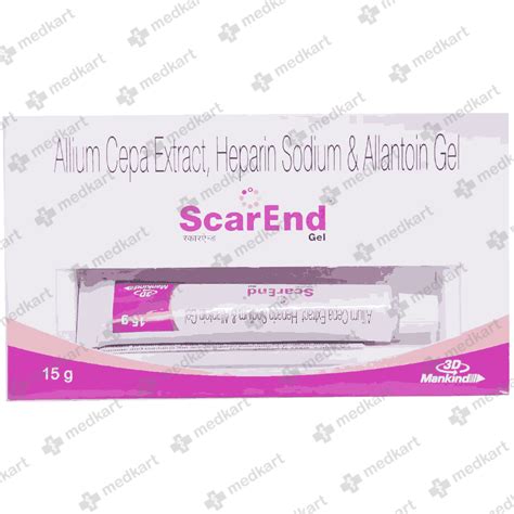 SCAREND GEL 15 GM, Price, Composition & Generic Alternatives - Medkart