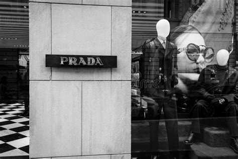 Milan, Italy - September 24, 2017: Prada Store in Milan. Fashio ...