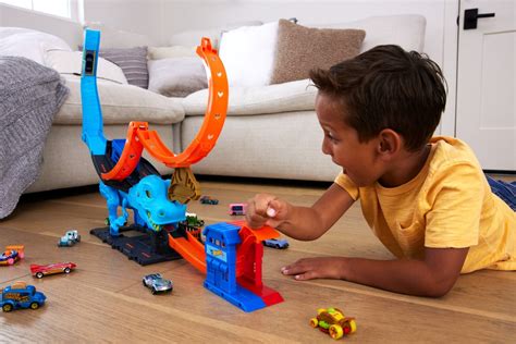 Masina Cu Pista Hot Wheels T Rex Chomp Down Mattel Hot Wheels Mattel