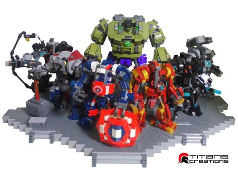 Avengers Assemble Lego Mechs Creaciones De Lego Lego Superhéroes