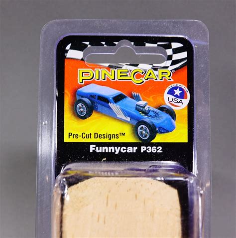 Pinecar Pre Cut Designs Grand Prix P363 Pinewood Derby Car Kit New