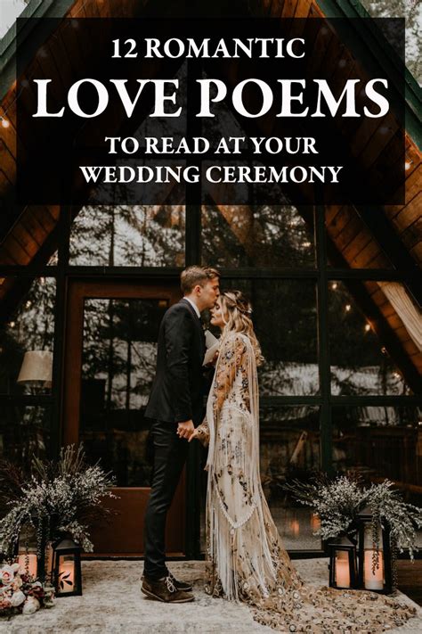 12 Romantic Love Poems to Read at Your Wedding Ceremony | Junebug Weddings
