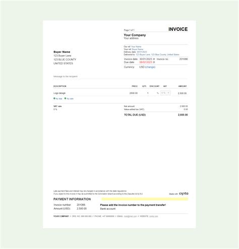 Free Invoice Generator Online Bill Maker Conta