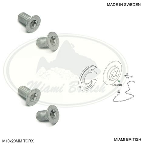 Land Rover Front Or Rear Brake Rotor Bolt Set X M X Mm Lr Mb