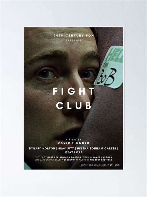 "FIGHT CLUB EDWARD NORTON POSTER" Poster for Sale by mikceys | Redbubble