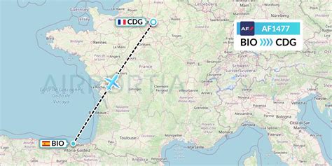 AF1477 Flight Status Air France Bilbao To Paris AFR1477