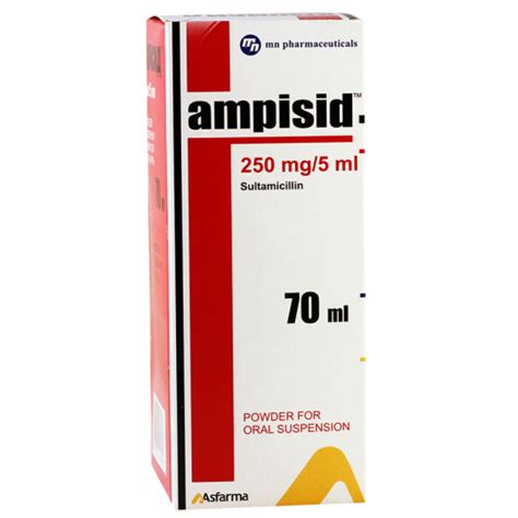 Ampisid 250mg/5ml 70ml susp. - Aversi