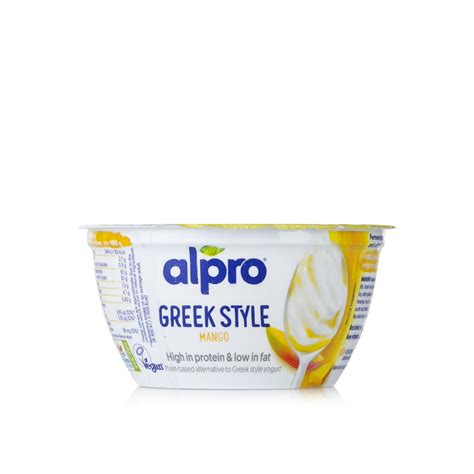 Alpro Greek Style Mango Yoghurt 150g Spinneys Uae