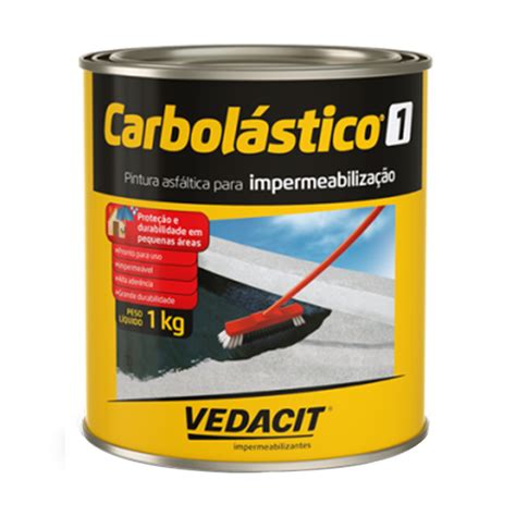 Massa Asfáltica Carbolástico N1 PINTURA ASF 1KG Vedacit