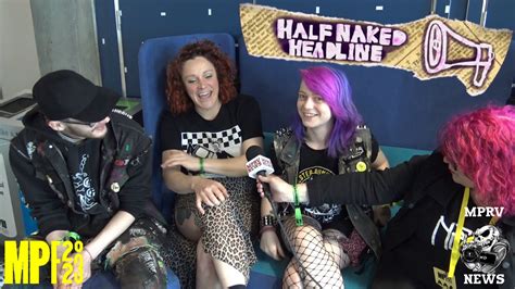 HALF NAKED HEADLINE Interview Live Manchester Punk Festival 2023