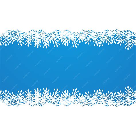 Premium Vector | Christmas blue background with snowflakes vector ...