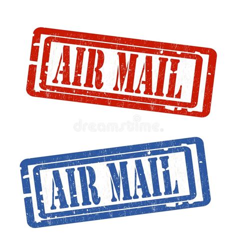Air Mail Stamp Stock Illustrations 3421 Air Mail Stamp Stock