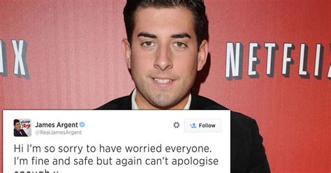 James Argent Addresses Missing Reports Im So Sorry To Have Worried