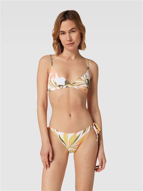 Roxy Bikini Oberteil Mit Allover Muster Modell BEACH CLASSICS Offwhite Online Kaufen