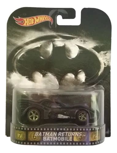 Hot Wheels Retro Batman Returns Batmobile Negro Meses Sin Inter S