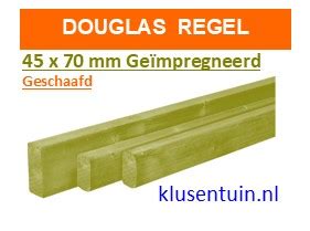 Douglas X Mm Regel Geschaafd Ge Mpregneerd Nijdam Klus En Tuin