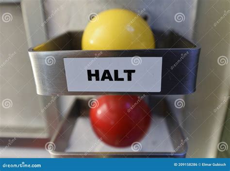 Kill Switch Safety Mechanism To Shut Off Machinery Stock Photo Image