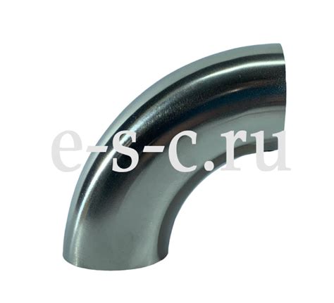 Отвод из нержавеющей стали 90° приварной - купить в Новосибирске по ...