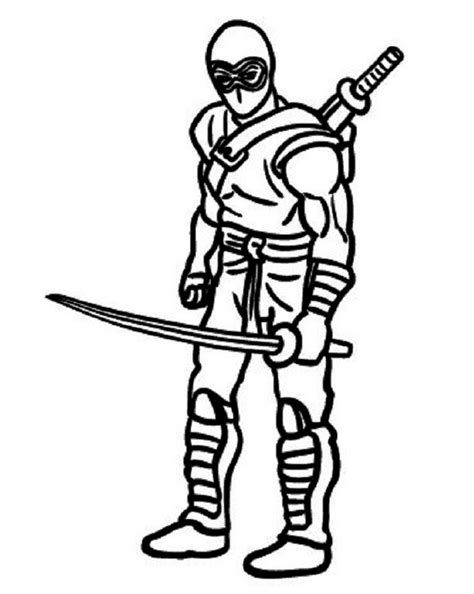 ninja colouring  pages jenny printable