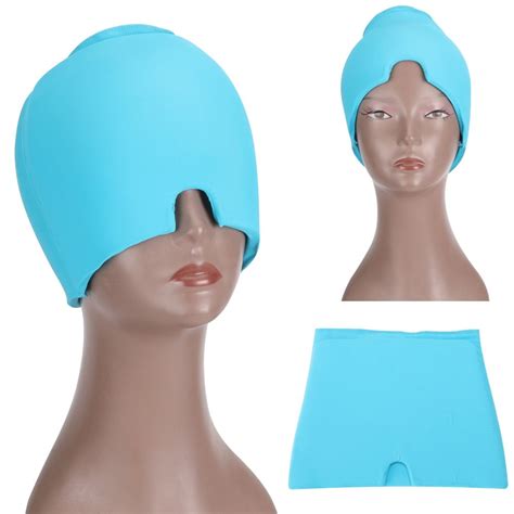 Migraine Relief Cap Migraine Ice Head Wrap Headache Relief Hat For Migraine Gel Hot Cold