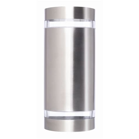 Brilliant 35W Stainless Steel Kimberley Up Down Exterior Wall Light