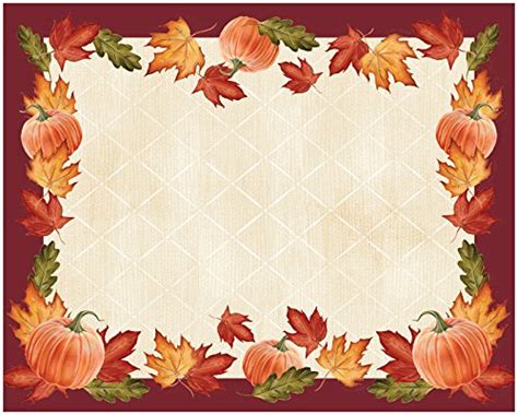 Thanksgiving Paper Placemats | Thanksgiving Wikii