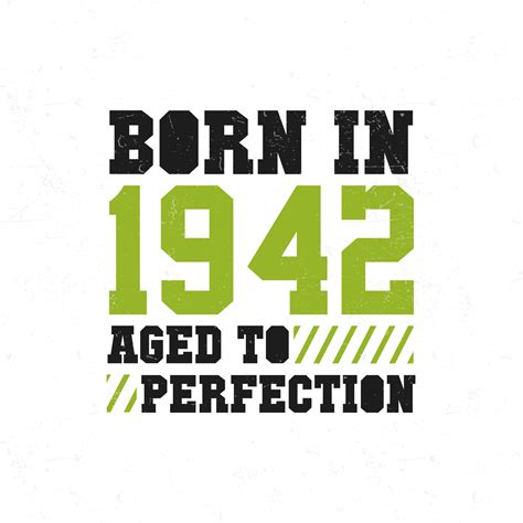Born in 1942. Birthday celebration for those born in the year 1942