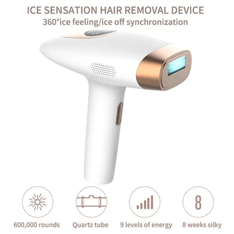 Ice Skin Tender Touch Screen Handheld Lady Full Body Underarm Bikini Shaving Cleaning Cooling
