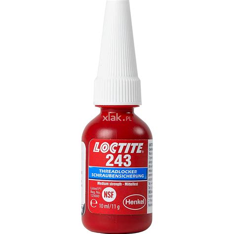 Klej do gwintów LOCTITE 243 zabezpieczający 10ml Opinie Sklep xlak pl