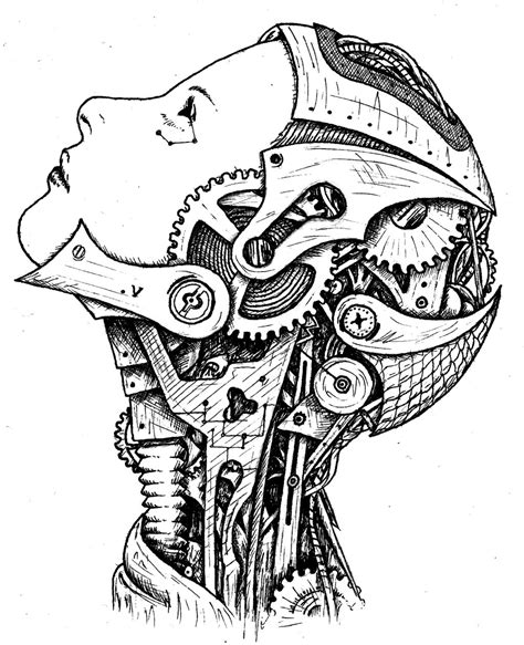 Robot Drawing At Getdrawings Free Download