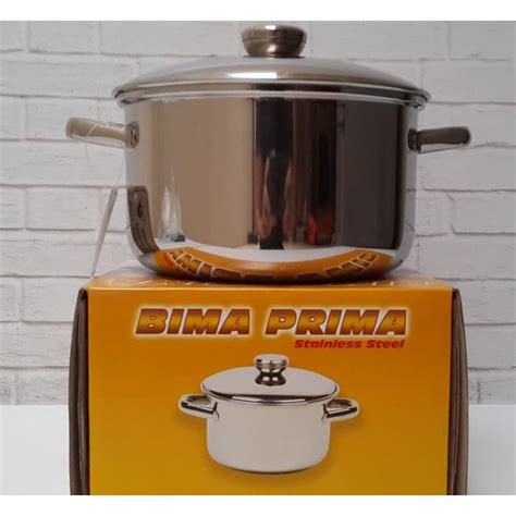 Jual PANCI BIMA PRIMA SAUCEPOT 22 CM STAINLESS STEEL KUALITAS PRIMA