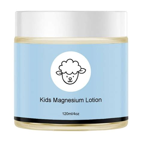 Magnesium Lotion for Kids, Magnesium Cream, Gentle Natural Calming ...
