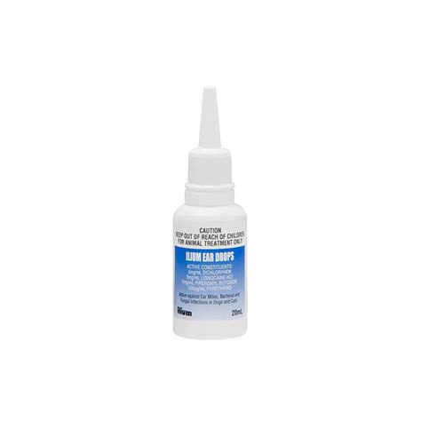 Ilium Ear Drops 20ml Pet Ear Care Petso Au