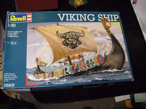 Revell 1:50 Scale Viking Ship Model Kit No. 05403 New in Open Box ...