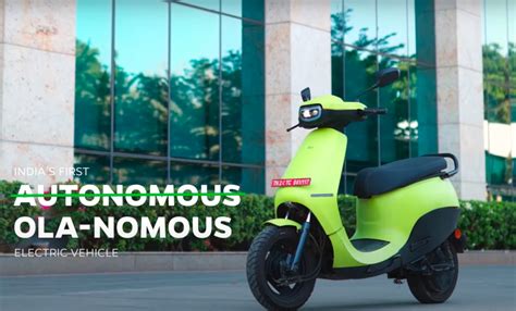 The Ola Solo Worlds First Autonomous Electric Scooter Blogs We Need