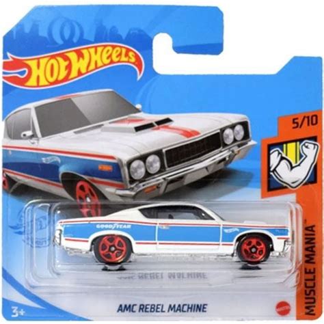 Mattel Hot Wheels Amc Rebel Machine Small Car Iponcomp
